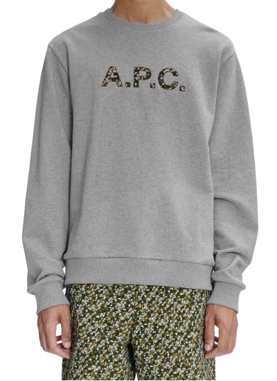 A.P.C. x Liberty Camou sweatshirt