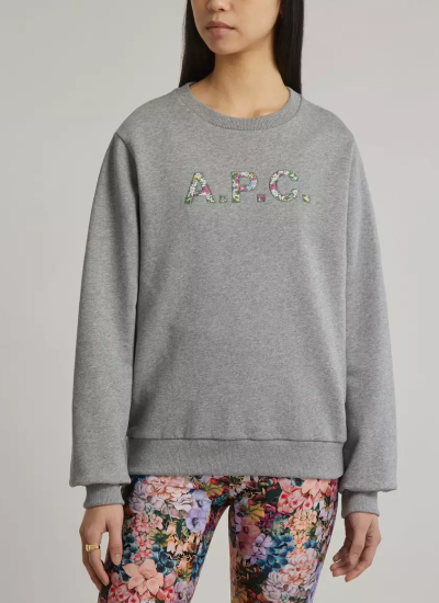 A.P.C. x Liberty Floral Tana Lawn Cotton Liberty Print Logo Sweatshirt