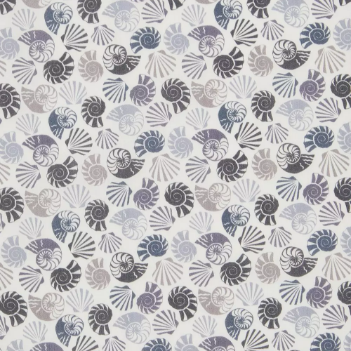 She Sells Sea Shells Tana Lawn™ Cotton_ Grey