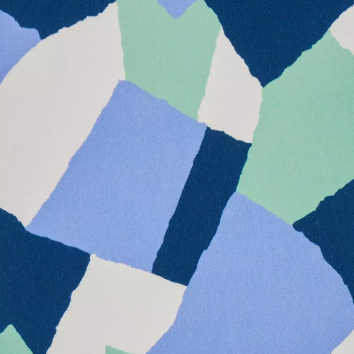 Liberty Terrazzo Crepe de Chine_ Blue