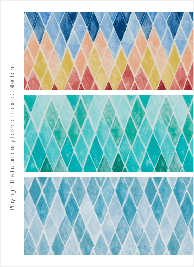 Playing - The FuturLiberty Fashion Fabric Collection - Geometric