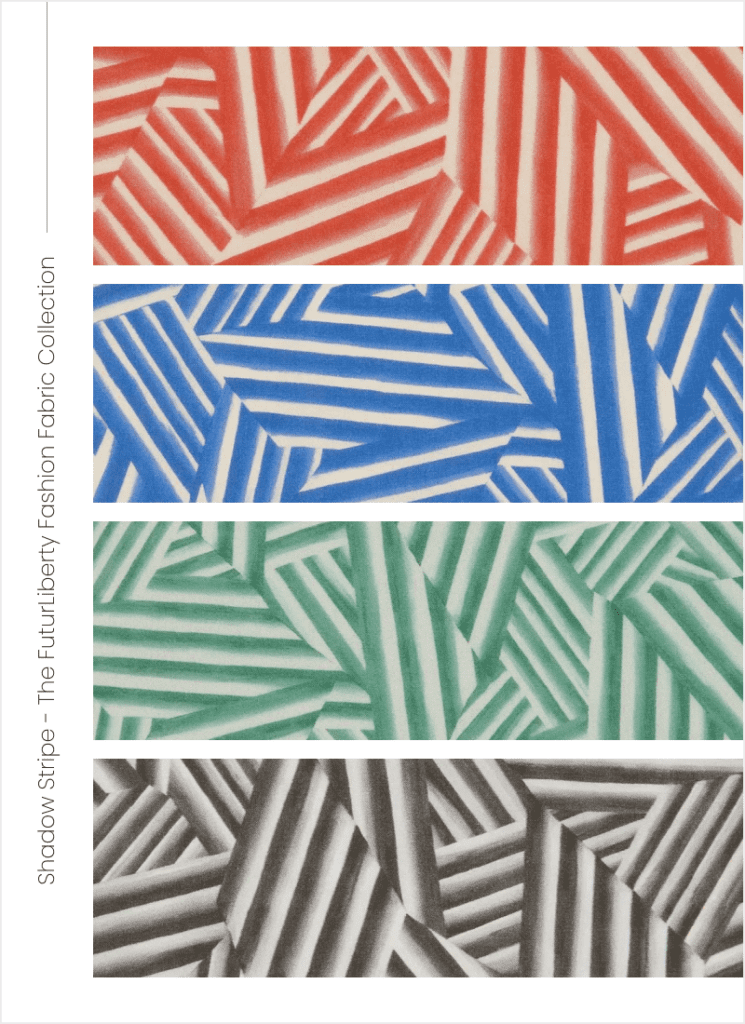 Shadow Stripe - The FuturLiberty Fashion Fabric Collection - Geometric