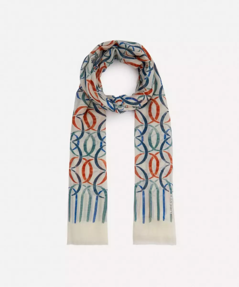 Endless Printed Silk-Blend Scarf