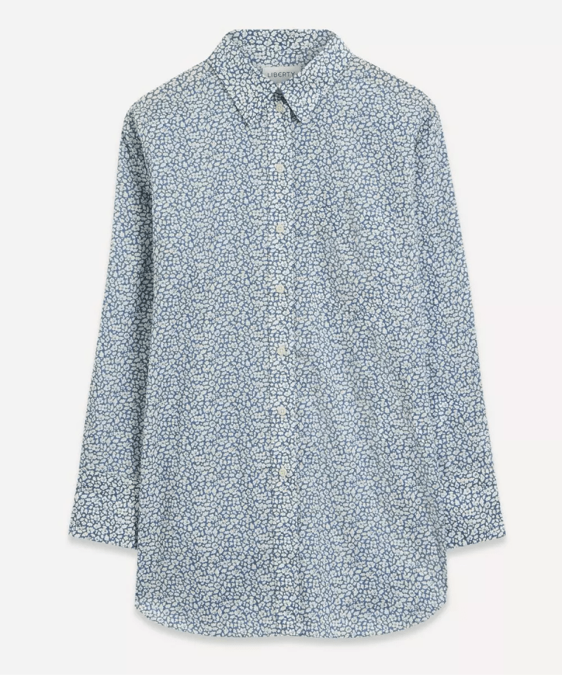 Feather Meadow Tana Lawn™ Cotton Boyfriend Shirt