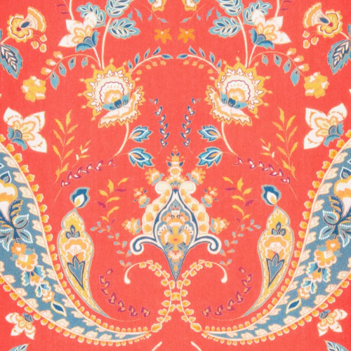 Mirrored Paisley Organic Tana Lawn™ Cotton_ Red