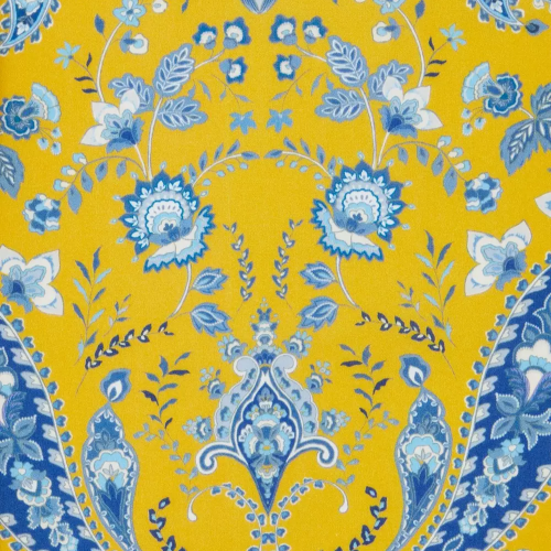 Mirrored Paisley Organic Tana Lawn™ Cotton_ Yellow