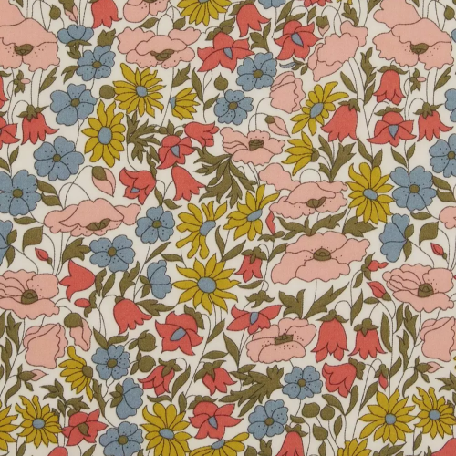 Poppy and Daisy Tana Lawn™ Cotton_ Yellow