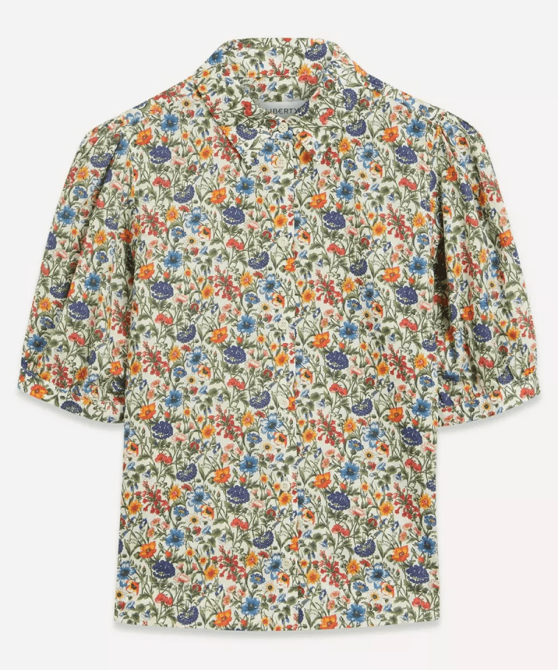 Rachel Tana Lawn™ Cotton Puff Sleeve Shirt