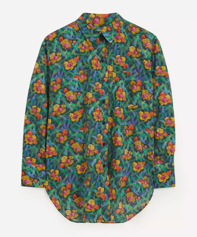 Wandering Meadow Tana Lawn™ Cotton Boyfriend Shirt