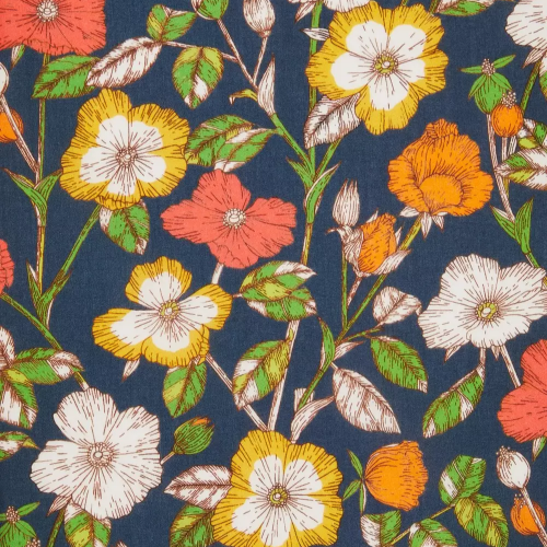 Wild Petals Organic Tana Lawn™ Cotton_ Blue