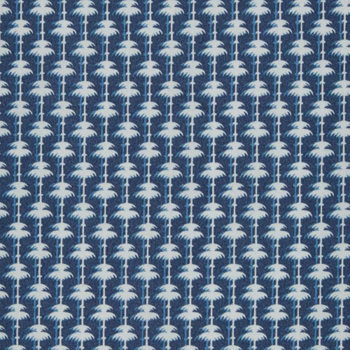 Apollo’s Palm Cotton Poplin - Blue