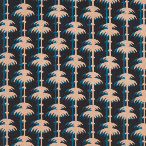 Apollo’s Paradise Silk Twill - Blue