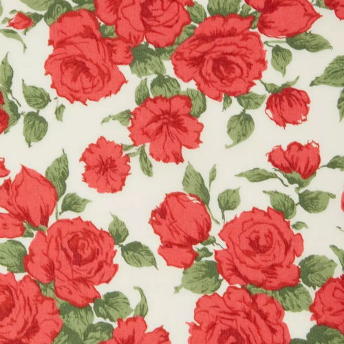 Carline Rose Tana Lawn™ Cotton_ Red