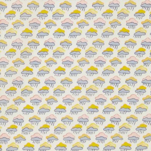 Cloud Chorus Cotton Poplin - Yellow