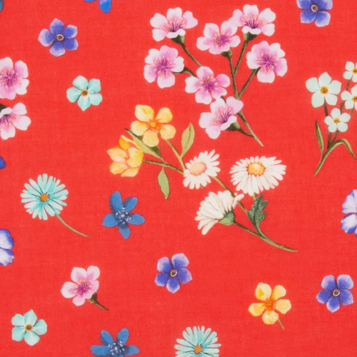 Flora Primavera Tana Lawn™ Cotton - Red