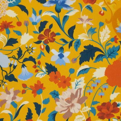 Garden of Adonis Silk Twill - Yellow