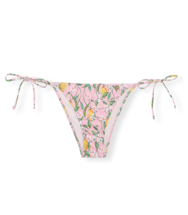 Lemon Blossom Pink Lemon Bottom Tie