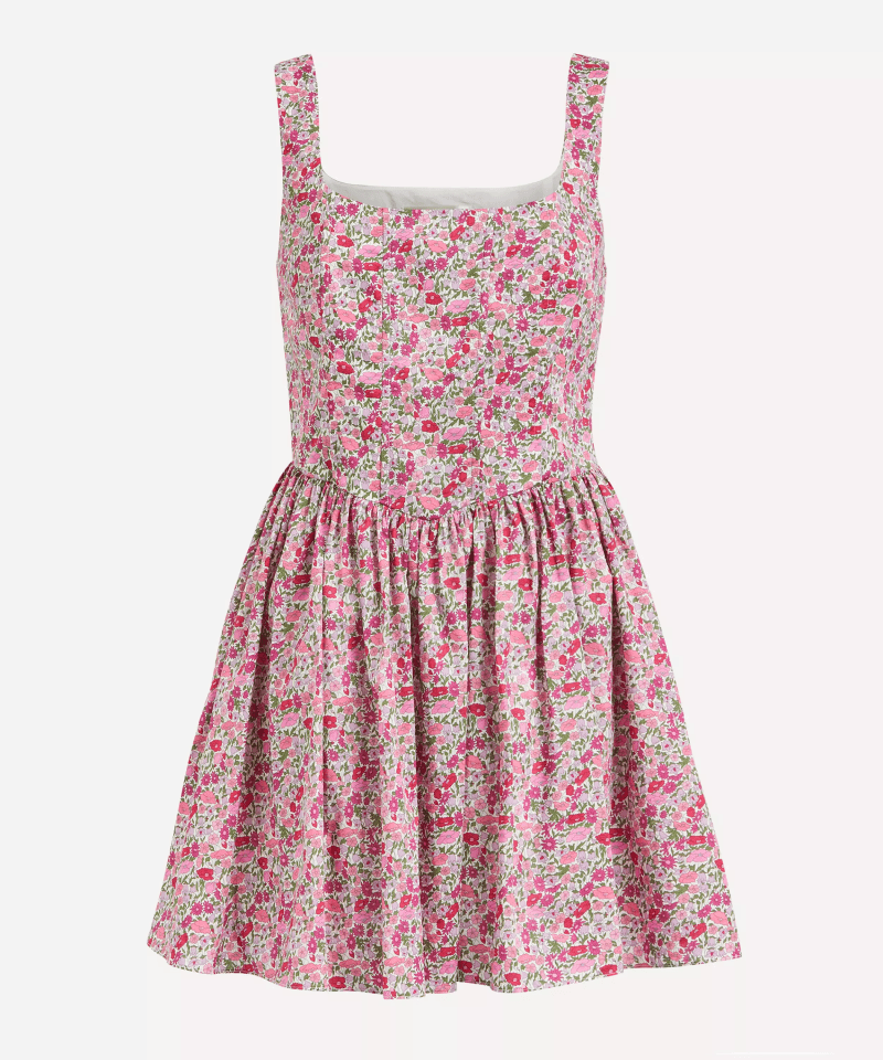 Liberty Print Zane Mini-Dress