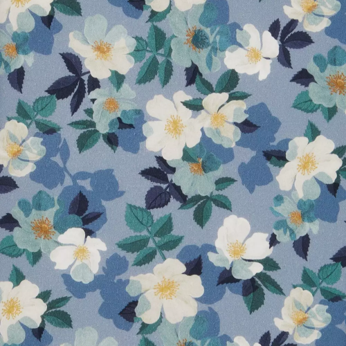 Nysa Cotton Poplin - Blue