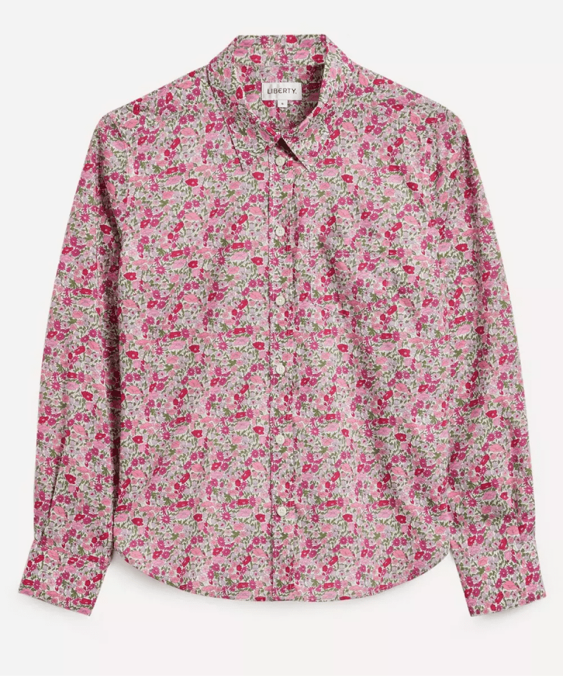 Poppy Forest Fitted Tana Lawn™ Cotton Shirt