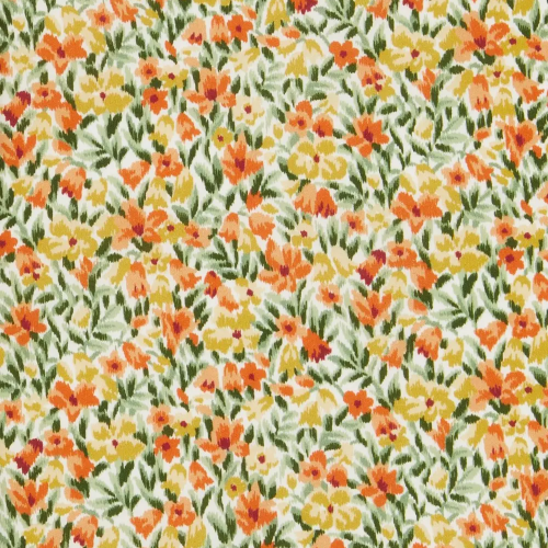 Rhea Cotton Poplin - Orange