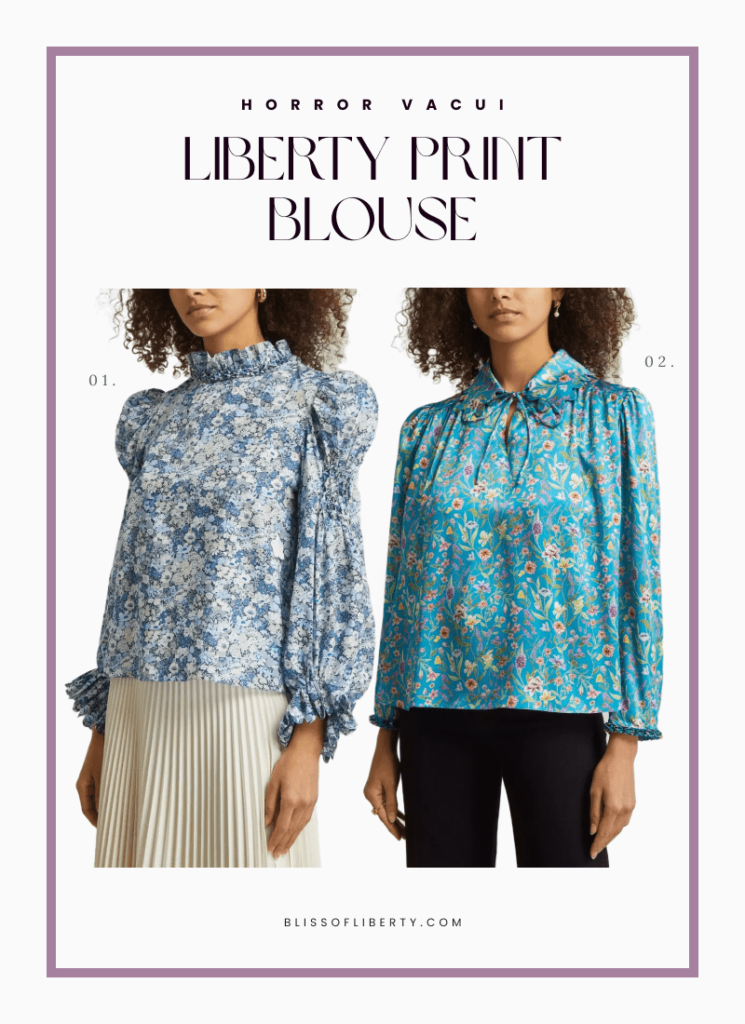 Horror Vacui - Liberty Print Blouse