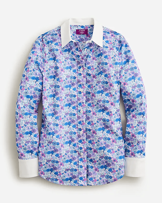 Slim-fit shirt in Liberty® Arrow Floral fabric