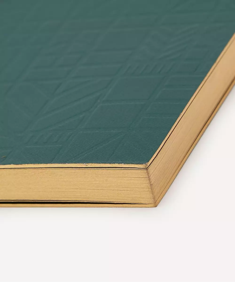 Dark Green Tudor A5 Embossed Journal Zoom