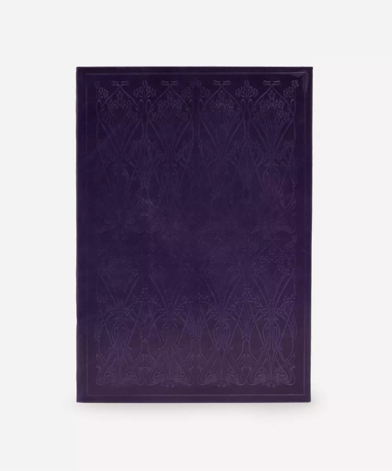 Ianthe A4 Leather Notebook Purple