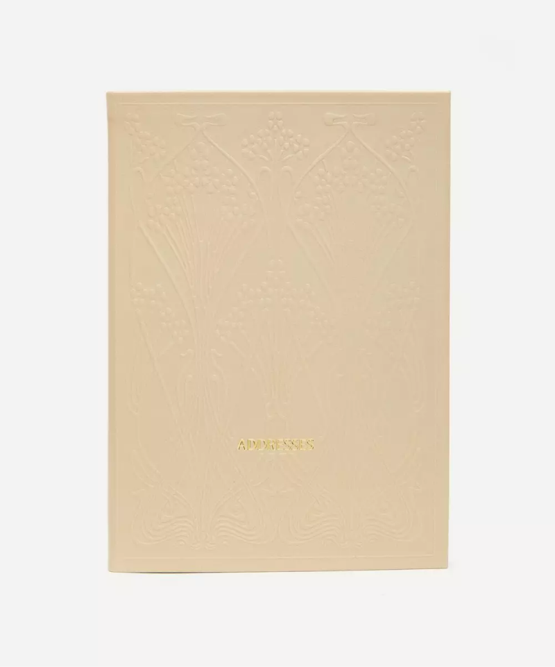 Ianthe A5 Leather Address Book Gold