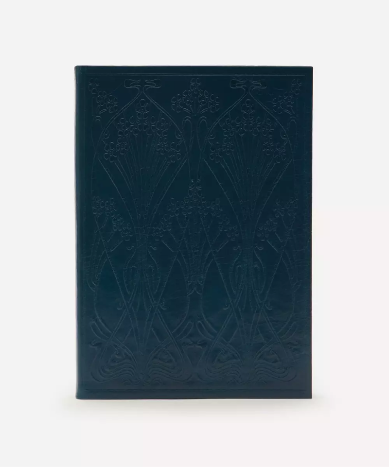 Ianthe Large Leather Notebook Blue