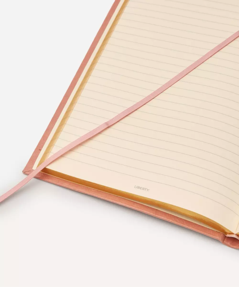 Ianthe Large Leather Notebook Pink-1