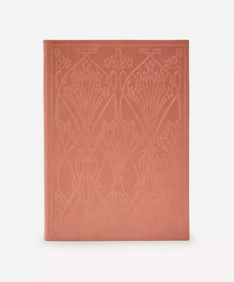 Ianthe Large Leather Notebook Pink