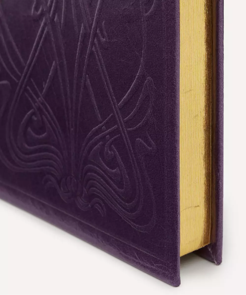 Ianthe Large Leather Notebook Purple-1