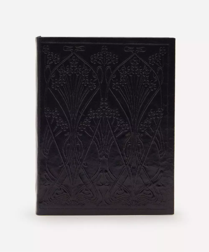 Ianthe Medium Leather Notebook Black 02