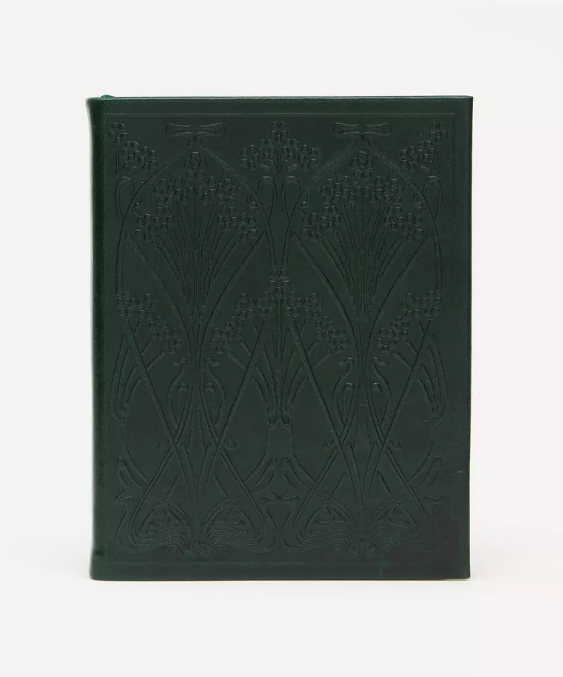 Ianthe Medium Leather Notebook Green