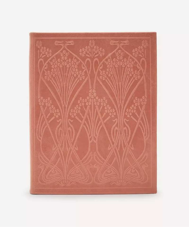 Ianthe Medium Leather Notebook Pink